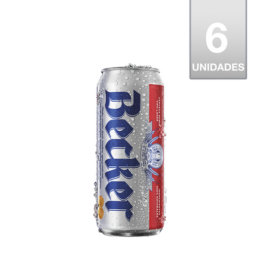 CERVEZA BECKER LATA 470CC (6 UNIDADES)