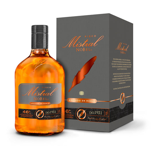 PISCO MISTRAL NOBEL 46° DO 1931 750CC