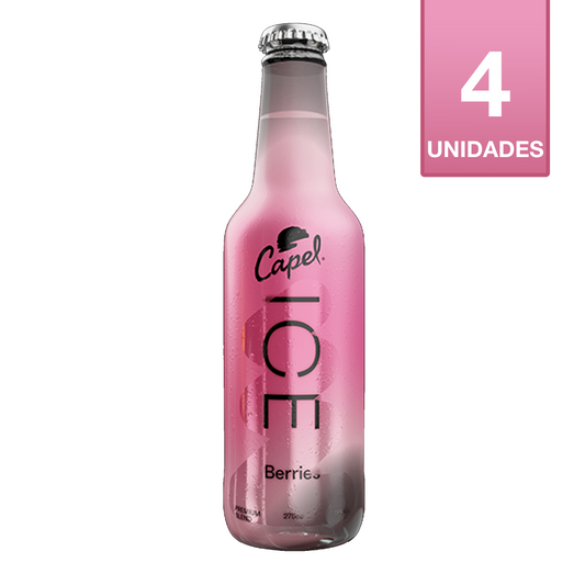 CÓCTEL CAPEL ICE BERRIES BOTELLA 275CC (4 UNIDADES)