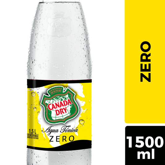 AGUA TÓNICA CANADA DRY ZERO 1.5 L