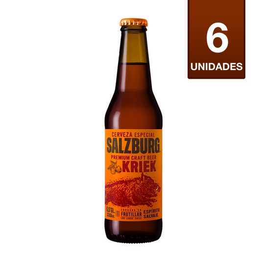 CERVEZA SALZBURG KRIEK 330CC (6 UNIDADES)