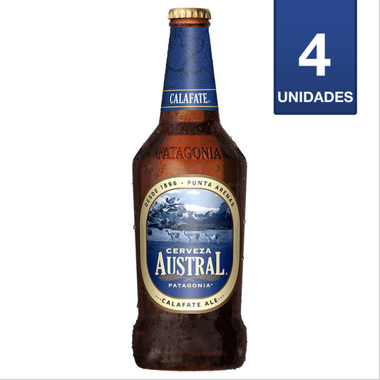 CERVEZA AUSTRAL CALAFATE 500CC (4 UNIDADES)