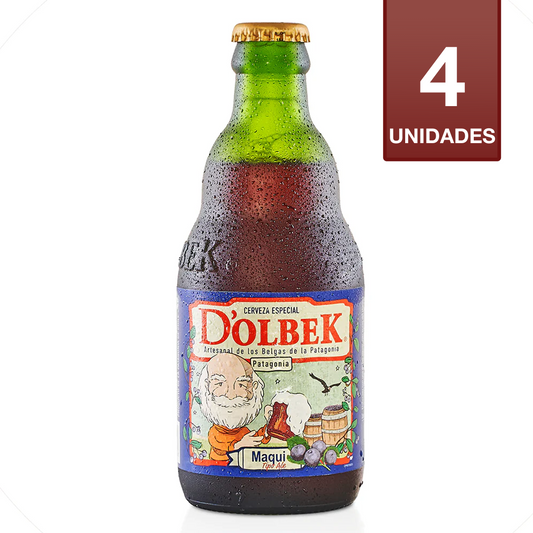 CERVEZA DOLBEK MAQUÍ 500CC (4 UNIDADES)