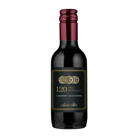 SANTA RITA 120 TRES MEDALLAS CABERNET SAUVIGNON 187 cc