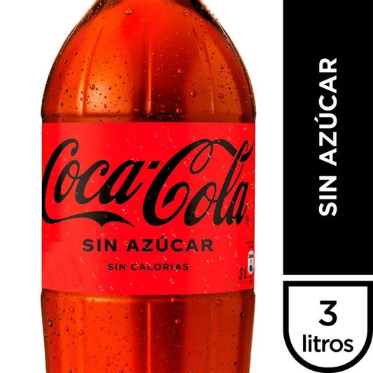 BEBIDA COCA-COLA SIN AZÚCAR 3 L