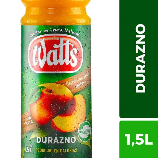 JUGO NÉCTAR WATT'S DURAZNO 1.5 L