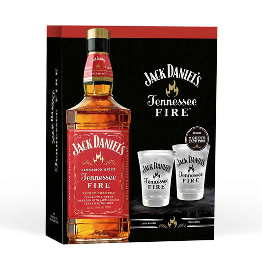 PACK JACK DANIELS FIRE 750CC +2 SHOT