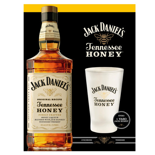 PACK JACK DANIELS HONEY 750 CC + VASO