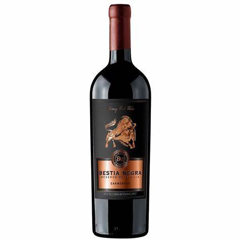 Vino bestia negra gran reserva carmenere 750CC