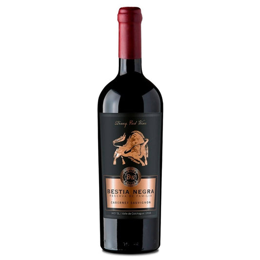 Vino bestia negra gran reserva cabernet savignon 750 CC