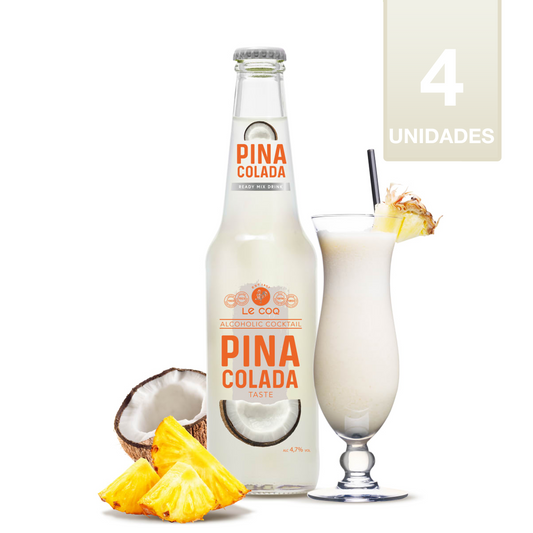 CÓCTEL LE COQ PIÑA COLADA 330CC (4 UNIDADES)