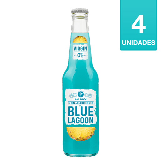 CÓCTEL LE COQ BLUE LAGON 330CC (4 UNIDADES)