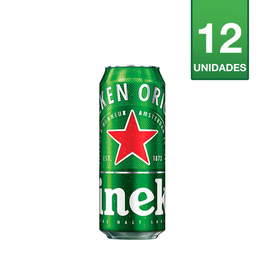 CERVEZA HEINEKEN LAGER 470 CC (12 UNIDADES)