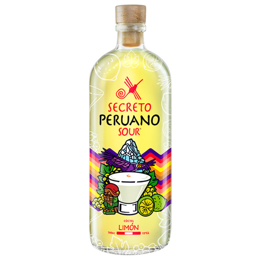 PISCO SOUR SECRETO PERUANO LIMON 1L